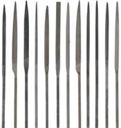 Needle Files,
set of 12,
6-1/4" long